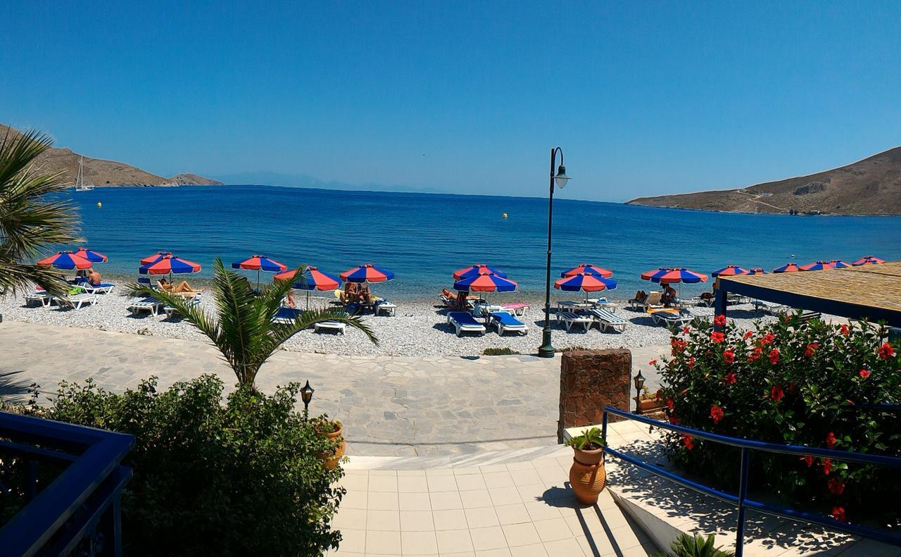 Hotel Eleni Beach Livadia  Eksteriør bilde
