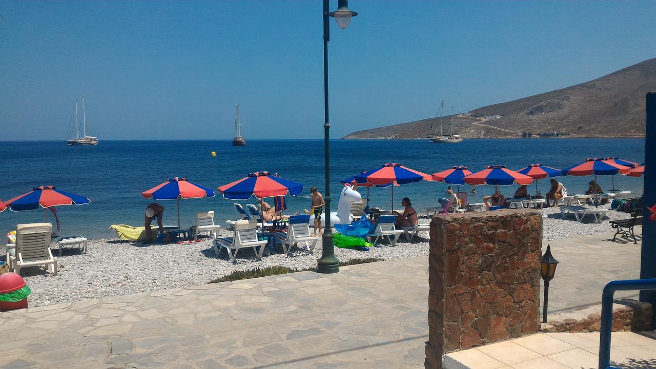 Hotel Eleni Beach Livadia  Eksteriør bilde
